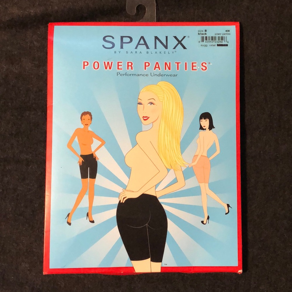 New Black Spanx Power Sculpting Shorts